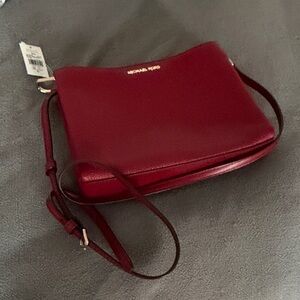 Michael Kors Burgundy Crossbody Bag